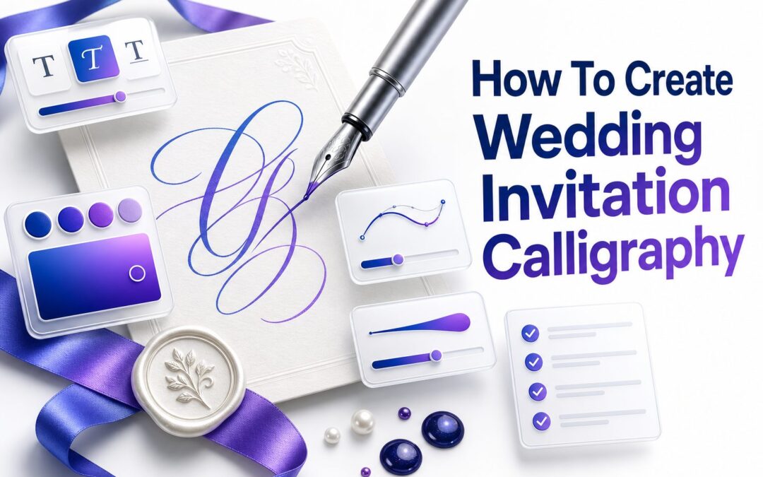 How to Create Wedding Invitation Calligraphy: Easy Beginner Guide